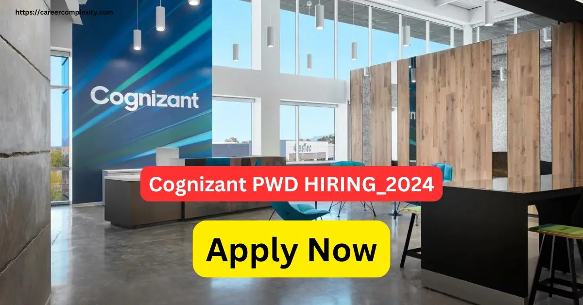 2024_GenC PWD Hiring at Cognizant | Job Opportunity for People With Disability | Apply Now